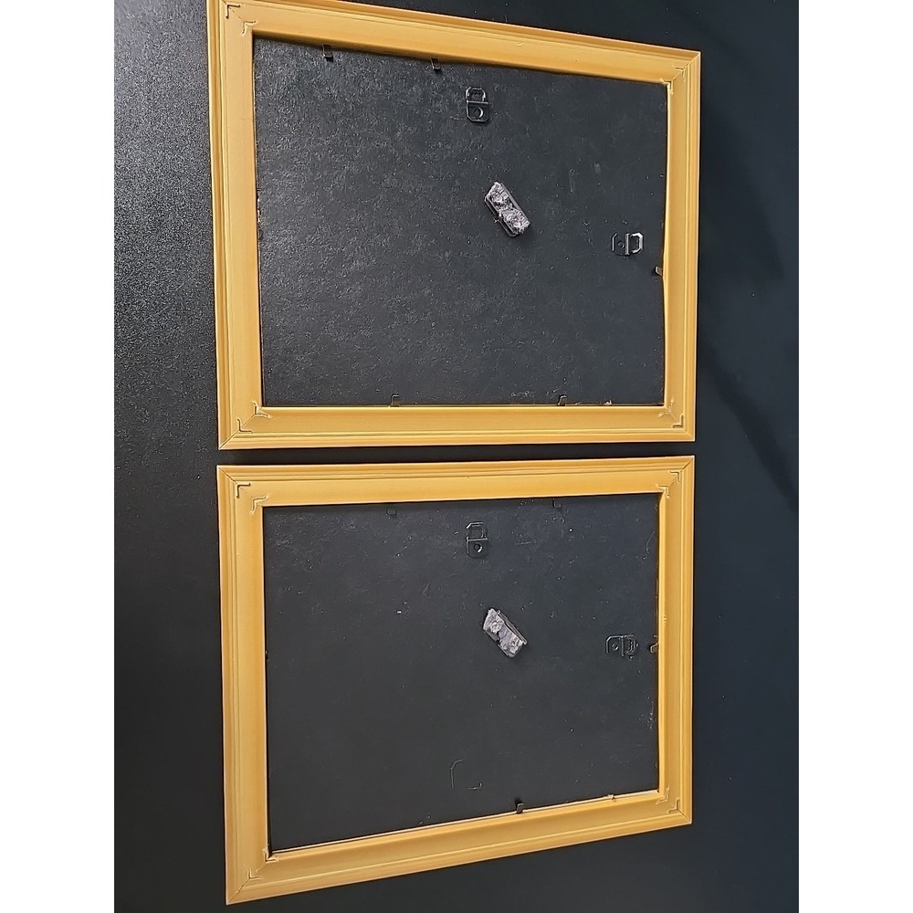Vintage DECOREL Gold Ornate 8 x 10 Photo Picture Frame Set Of 2 Wall Art - Picture 9 of 9